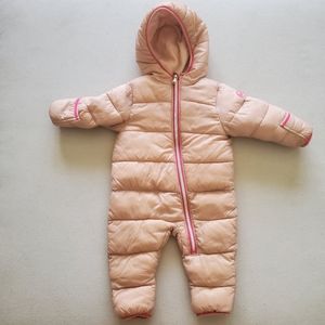 Baby Girls Hooded Snowsuit
